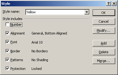 Figure 4-8: Apply a formatting style.