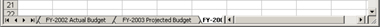 Figure 2-4: Scroll through the tabs.